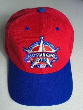 Sports Specialties Retro Vintage Texas Rangers All Star Game 1995 Hat Size 7 1/8